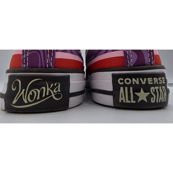 Converse Willy Wonka x Chuck Taylor All Star High Swirl Mens Sz 4 Womens Sz 6 - Picture 7 of 14